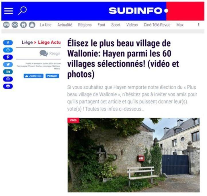 Le Gite D'Hayen Sprimont Exterior foto